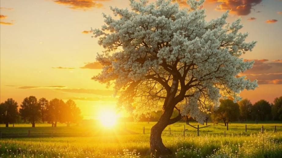 "Как с белых яблонь дым..." нейропесня, текст: © Сергей Есенин (версия 2)