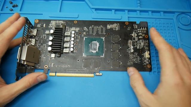 GTX 1060 ASUS DUAL- Ищем неисправную банку памяти тепловизором