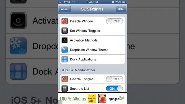 how to get/use sbsettings 6.0