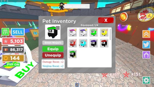 Играем в РОБЛОКС -  Ниндзя Мастерс  (ROBLOX - Ninja Masters) - Мастера Ниндзя