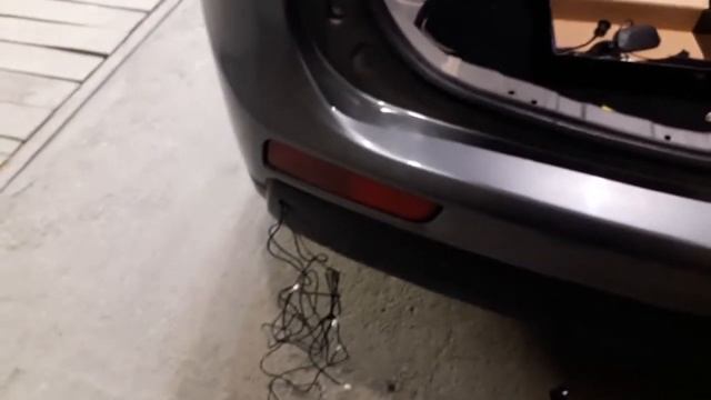 Установка парктроников своими руками на Mitsubishi Outlander