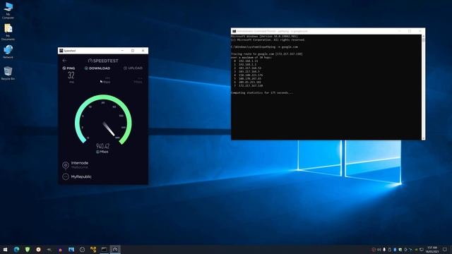 Packet Loss Testing with Pathping