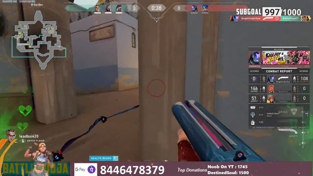 Valorant Live Stream | BATTLEPASS GIVEAWAY ON 1K SUBS | BATTLEPOOJA ❤| |!discord !id !playlist !spe