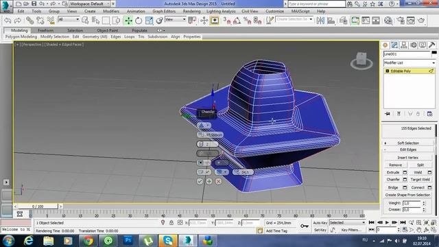 3ds max моделирование скамейки bench modeling