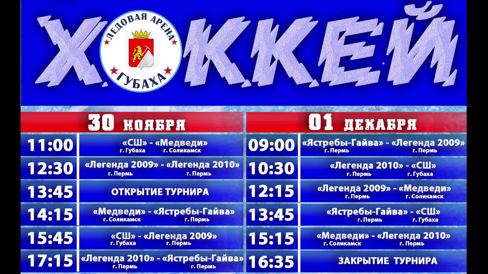 Турнир Дубовицкого "Легенда 2009" - "Медведи"