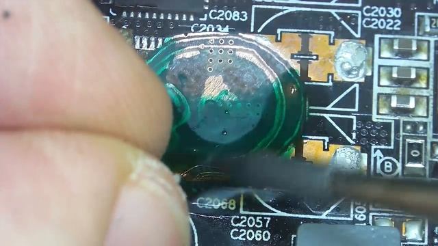 GTX 1080Ti - Прогар после залития