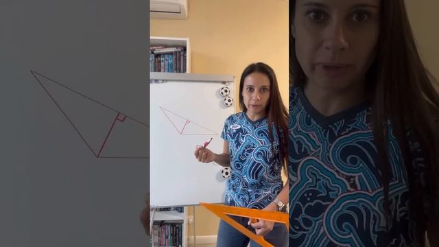 Как провести высоту в тупоугольном треугольнике