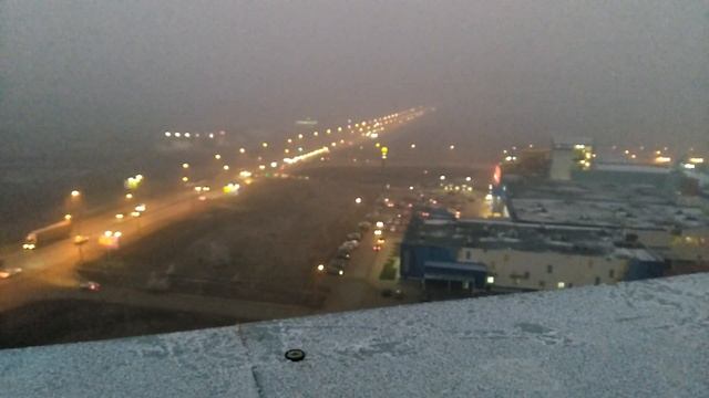 Оренбург. Пожар. ТК Мир. пр. Победы. 2 декабря 2017 г.