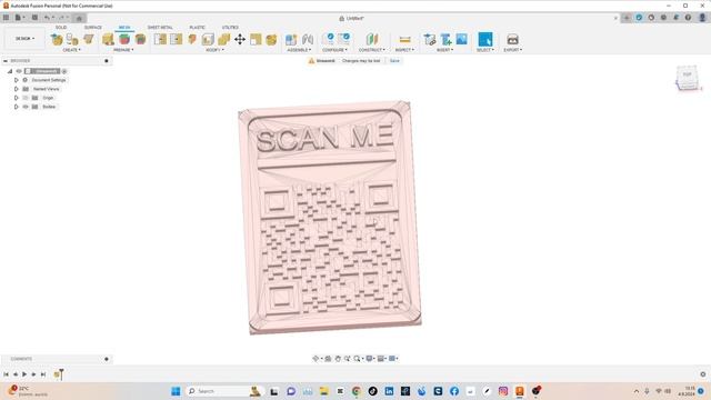 Как напечатать QR код на 3D принтере (англ.)