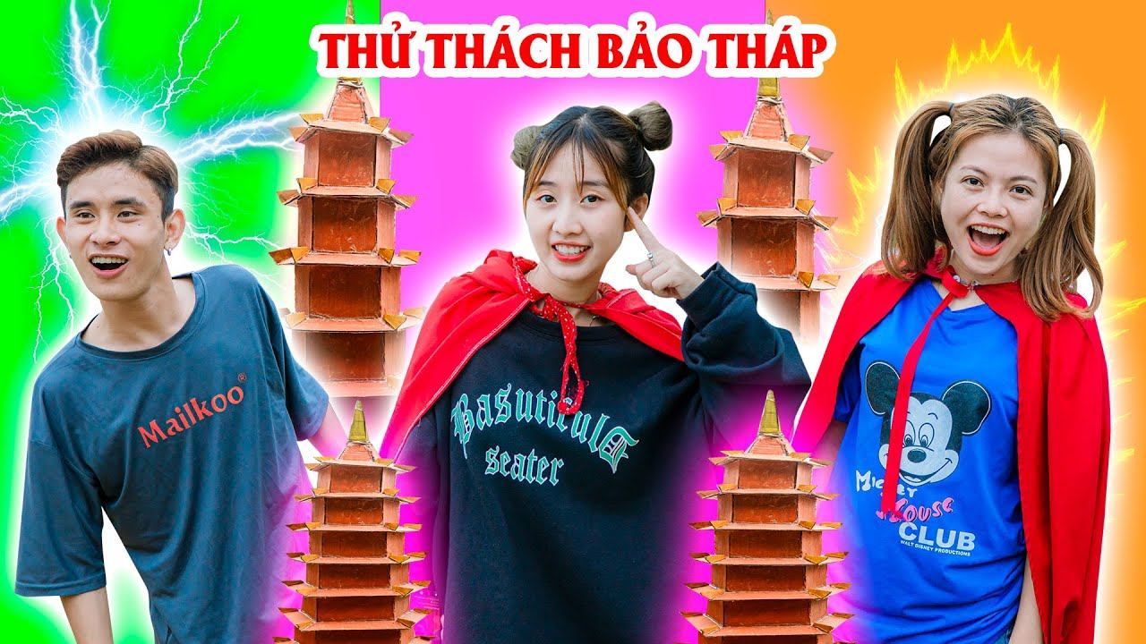 VƯỢT QUA THỬ THÁCH BẢO THÁP ĐỂ TĂNG CƯỜNG SỨC MẠNH - Natra P3 Tập 44 Phim Hài Học Đường Táo Xanh TV