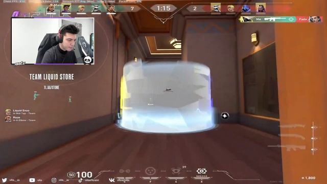 Liquid nAts POV Cypher on Sunset 29-12 K/D (VALORANT Pro POV)