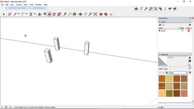 Делаем журнальный столик в SketchUp Make a coffee table in SketchUp