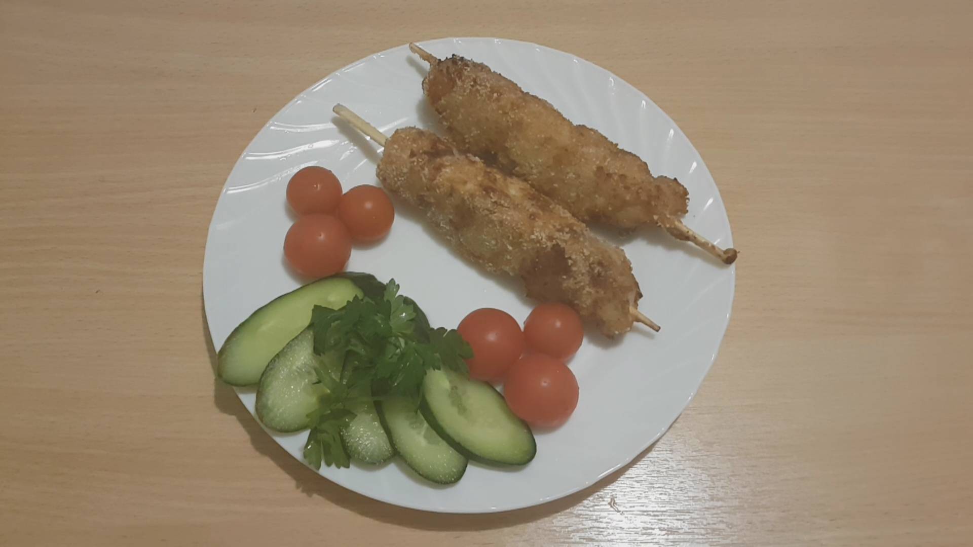 Шашлык из куриного филе по гавайски