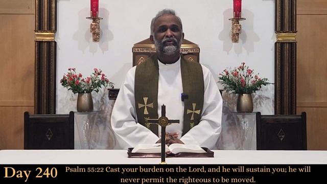 Day-240 SEEK HOLY SPIRIT 🕊 Offer your burden's to the Lord 🕊 Daily Word of God by Fr. Sam VC 🙏🏼