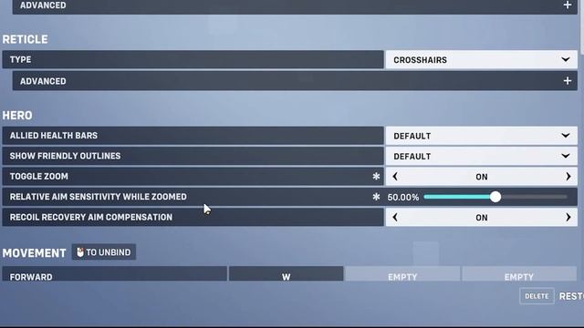 How To Change Scope Sensitivity in Overwatch 2 | 😎1to1 Ratio😎 - (Toggle Scope)