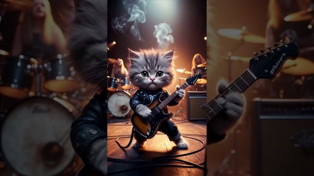 Рок концерт от котят