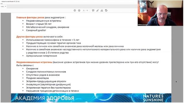 Профилактика мастопатии и рака эндометрия.  Бибиков А.И., акушер-гинеколог.