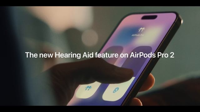 Heartstrings — функция слухового аппарата AirPods Pro 2 | Apple Holiday