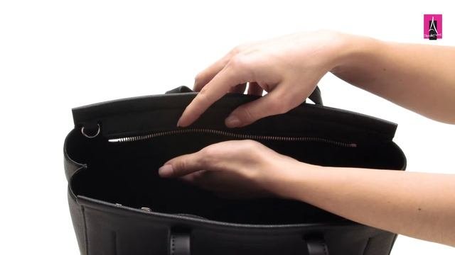 Видеообзор I Женская сумка сэтчел CALVIN KLEIN JEANS MINIMAL MONOGRAM SATCHEL 2743046