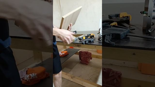 Фрезерование кромки 1мм #мебельсвоимируками #woodworking #shorts