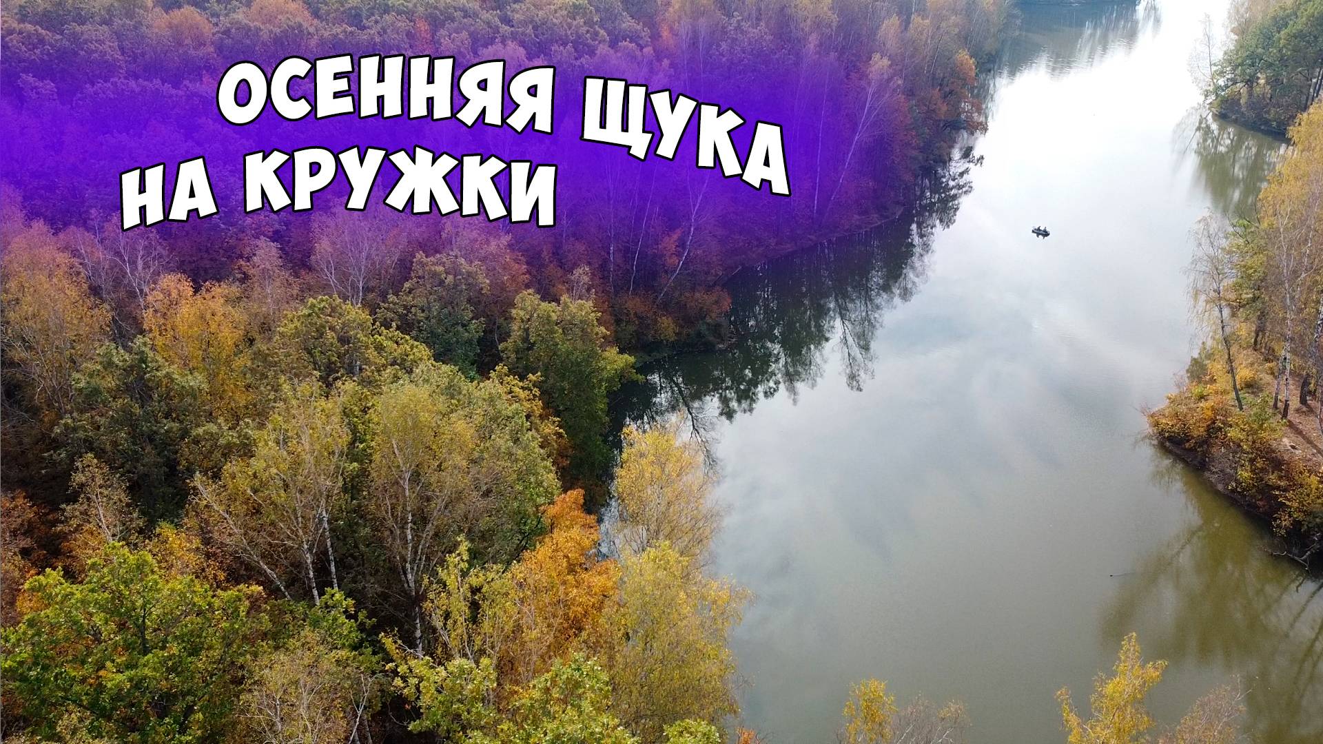 ЛОВИМ ОСЕННЮЮ ЩУКУ НА КРУЖКИ! ЛЕСНОЕ ОЗЕРО С МЕЛКОЙ ЩУКОЙ