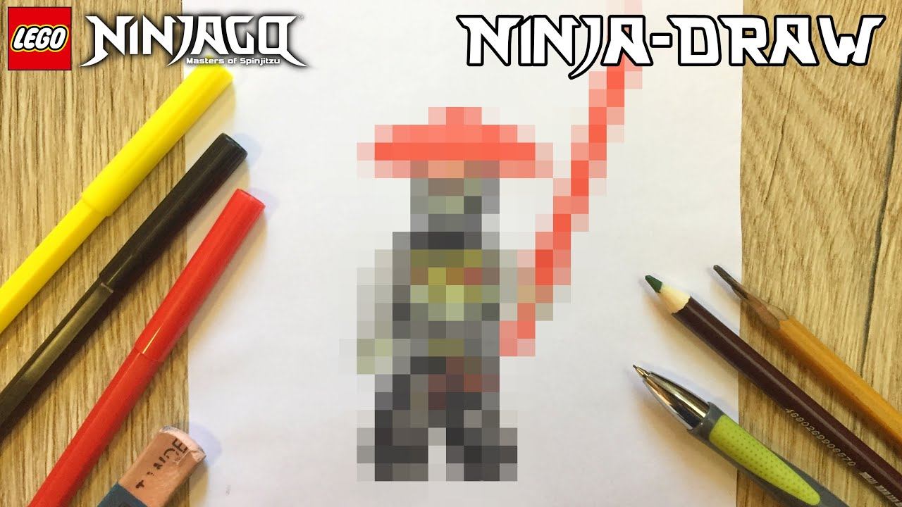 Ninja-Draw 20 минут (Костяной страж) LEGO Ninjago