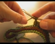 ФРИФОРМ - Как связать знаменитый ПОЧТОВЫЙ СТОЛБИК или BULLION-STITCH