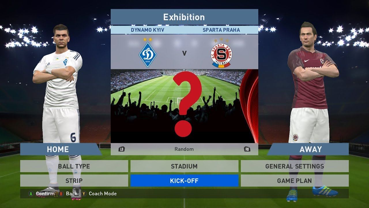 Dynamo Kyiv vs Sparta Praha, Valeriy Lobanovskyi Dynamo Stadium, pes, pro evolution soccer, Konami