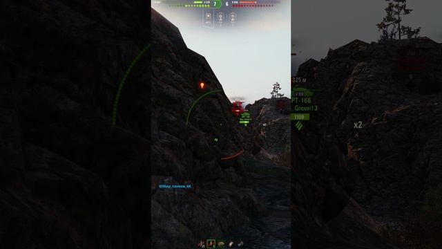 GPT-166 #wot #worldoftanks #миртанков #4kvideo