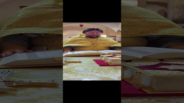 Евангельское чтение воскресного дня/Лк.12, 16-21/. Фрагмент ранней Божественной литургии.