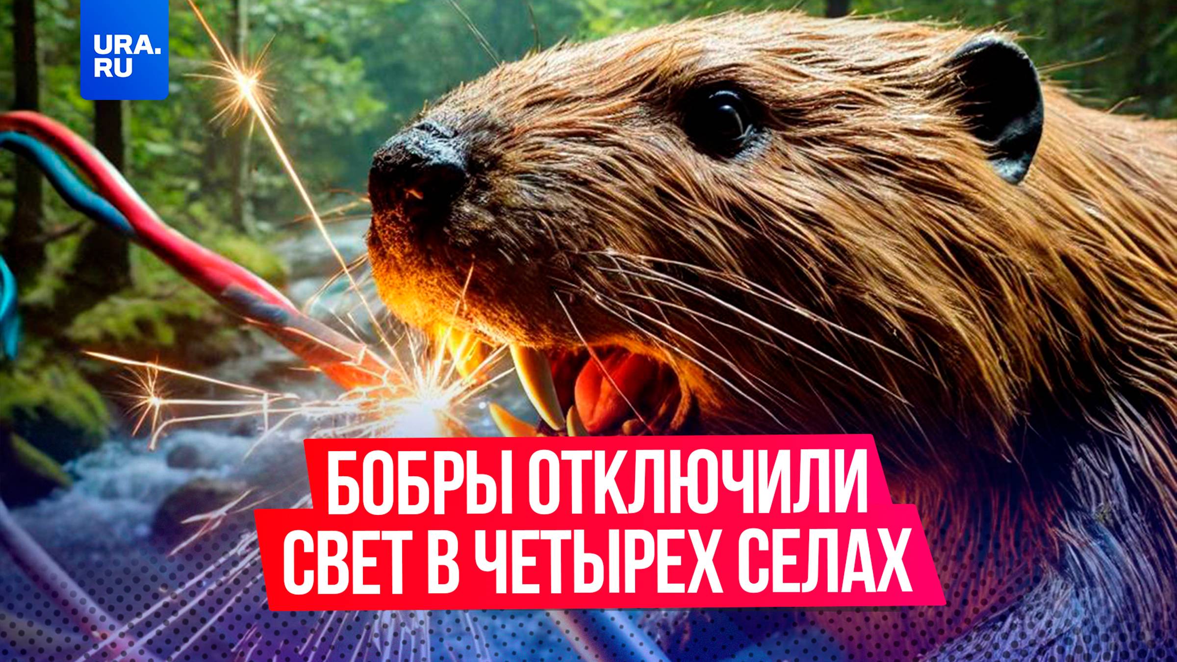 Бобры отключили электричество в четырех населенных пунктах России
