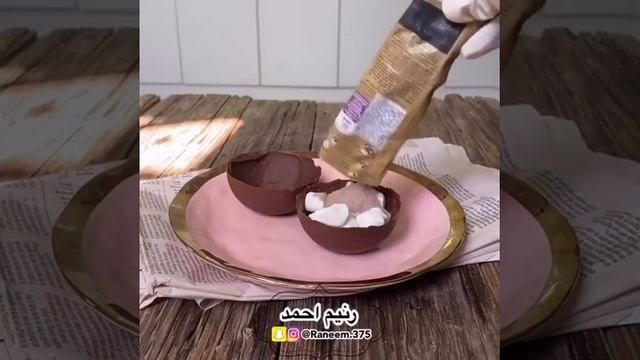 مشروب الشوكولاتة الساخنة☕️