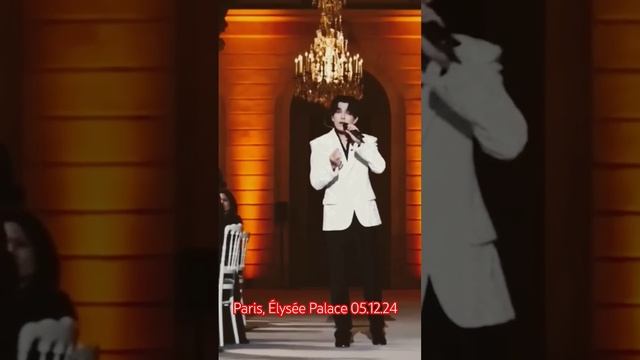 Dimash-05.11.24,Paris.I'm proud to have participated in the conference/Я горжусь, что спел во дворце