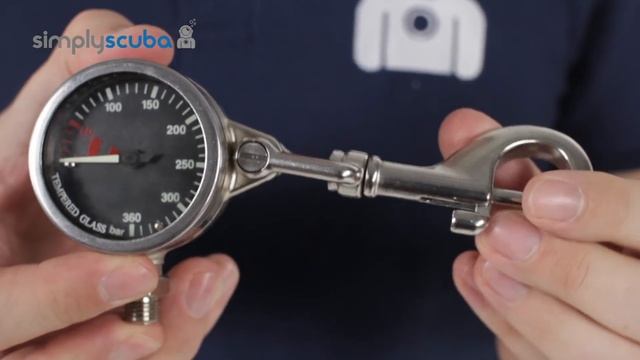 MIFLEX Black Tech Snap Pressure Gauge - www.simplyscuba.com