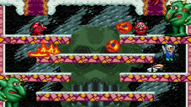 прохождение Snow Bros. (SMD)