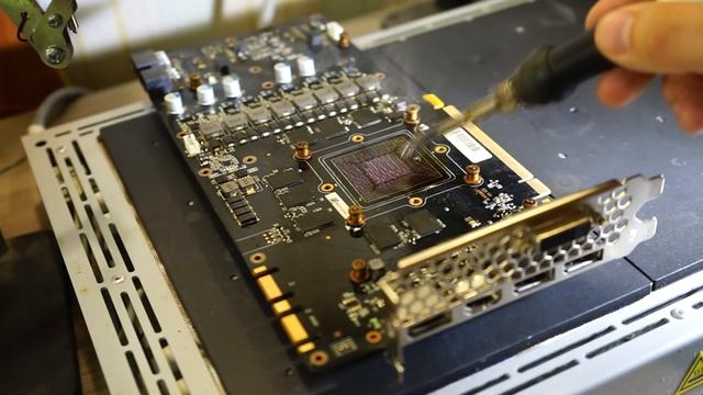 GTX 1080 Palit Jetstream с Авито. Замена видеочипа