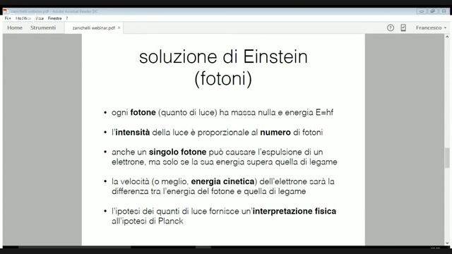 Webinar di fisica - Quanti e spazio-tempo: la nascita della fisica moderna