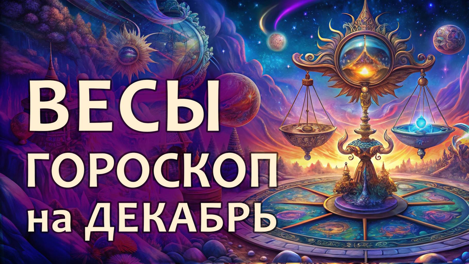 Гороскоп для Весов на декабрь 2024 года