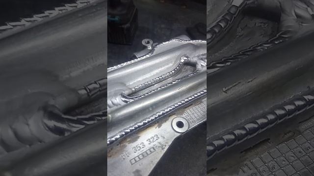 Заваренный теплообменник Опель Шевроле