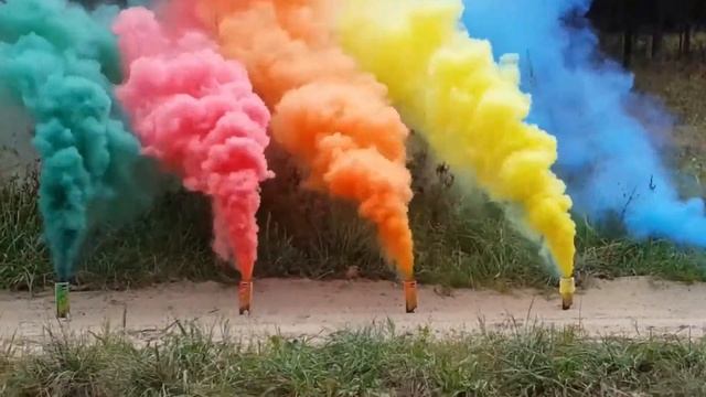 Цветной дым "Smoke Fountain" Польша