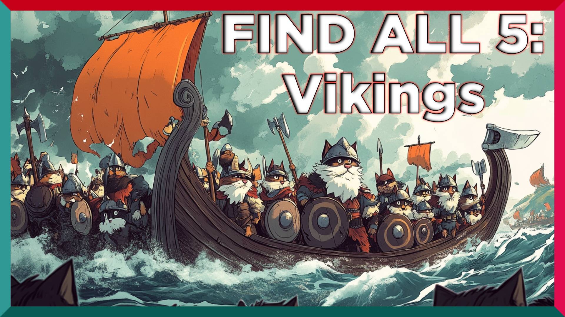 НАЙДИ ВСЁ 5: Викинги ★ FIND ALL 5: Vikings ★ Игра Полностью