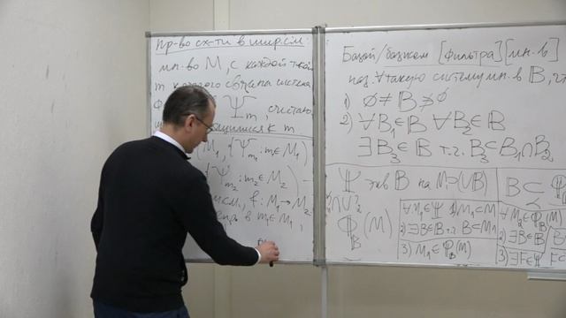 Лекция 09. Фильтр окрестностей. База фильтра