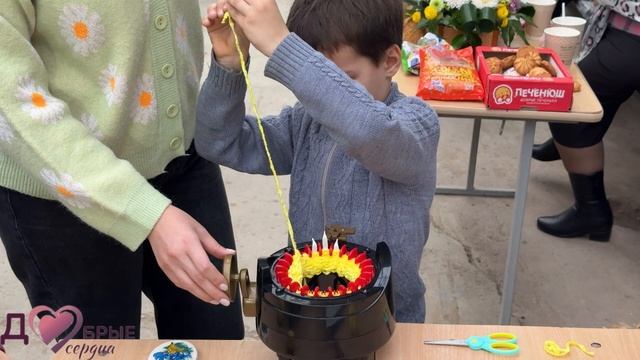 Вязальная мастерская для детей "Варежка". Мастер-класс в ботаническом саду