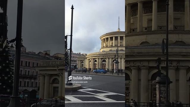 Санкт-Петербург. 26.11.2024. Павильон станции метро «Площадь Восстания», вид с Лиговского проспекта