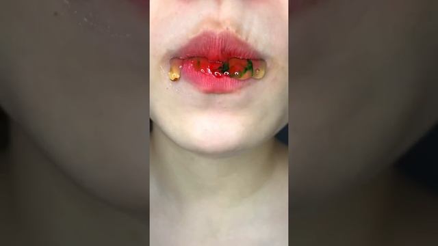 ASMR ЦВЕТНЫЕ СОТЫ звуки еды