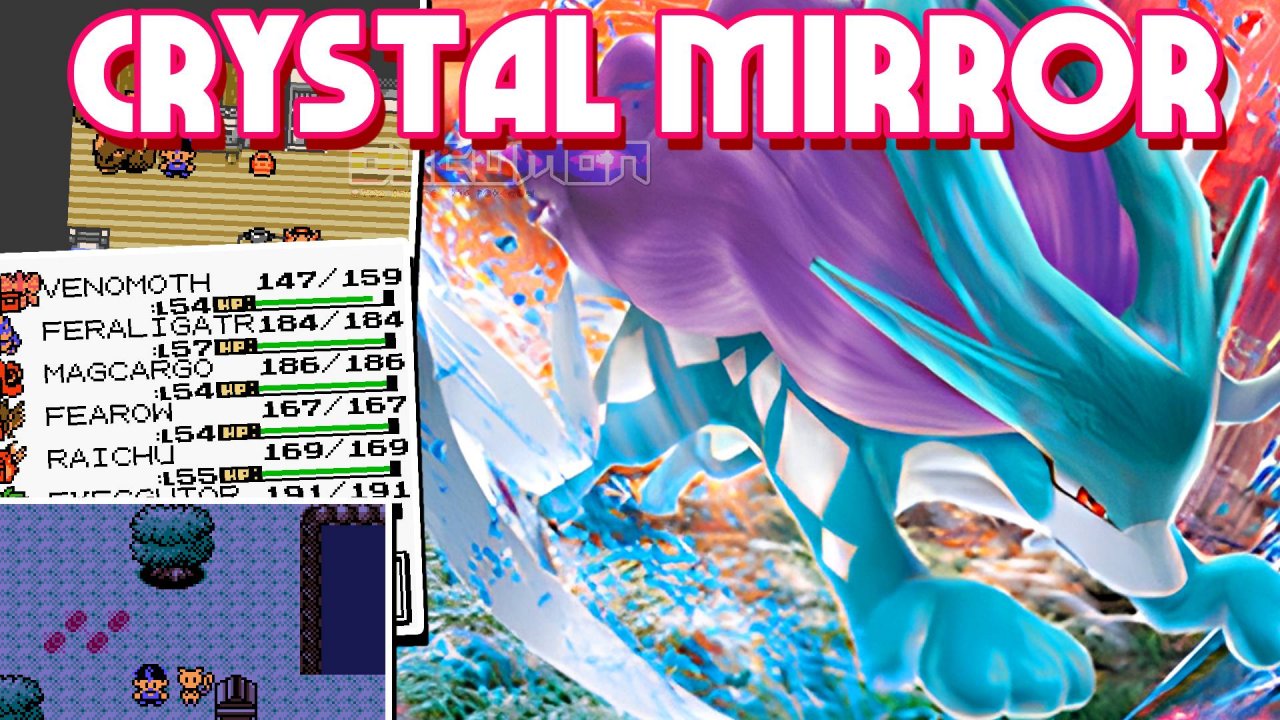 Pokemon Crystal Mirror - GBC ROM Взлом новых лидеров спортзала, обновленная история соперников и рак