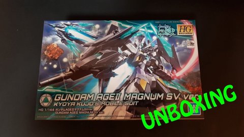 HGBD 1/144 Gundam AGE II Magnum SV ver. Unboxing