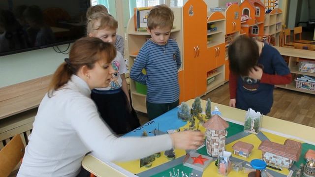 Видеофрагмент обзор макета города Арзамас