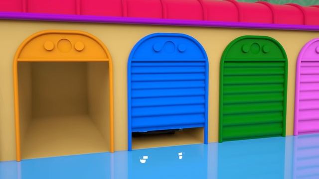 Bingo Song - School bus, Fire truck, Name the colors of the trucks-Baby Nursery Rhymes & Kids Songs