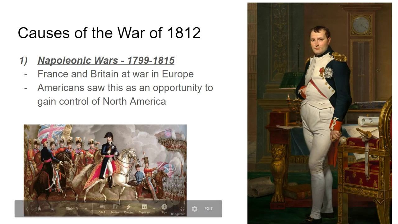History Video Lesson - Causes of the War of 1812